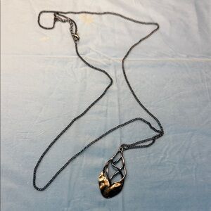 Elegant Black Pendant Necklace